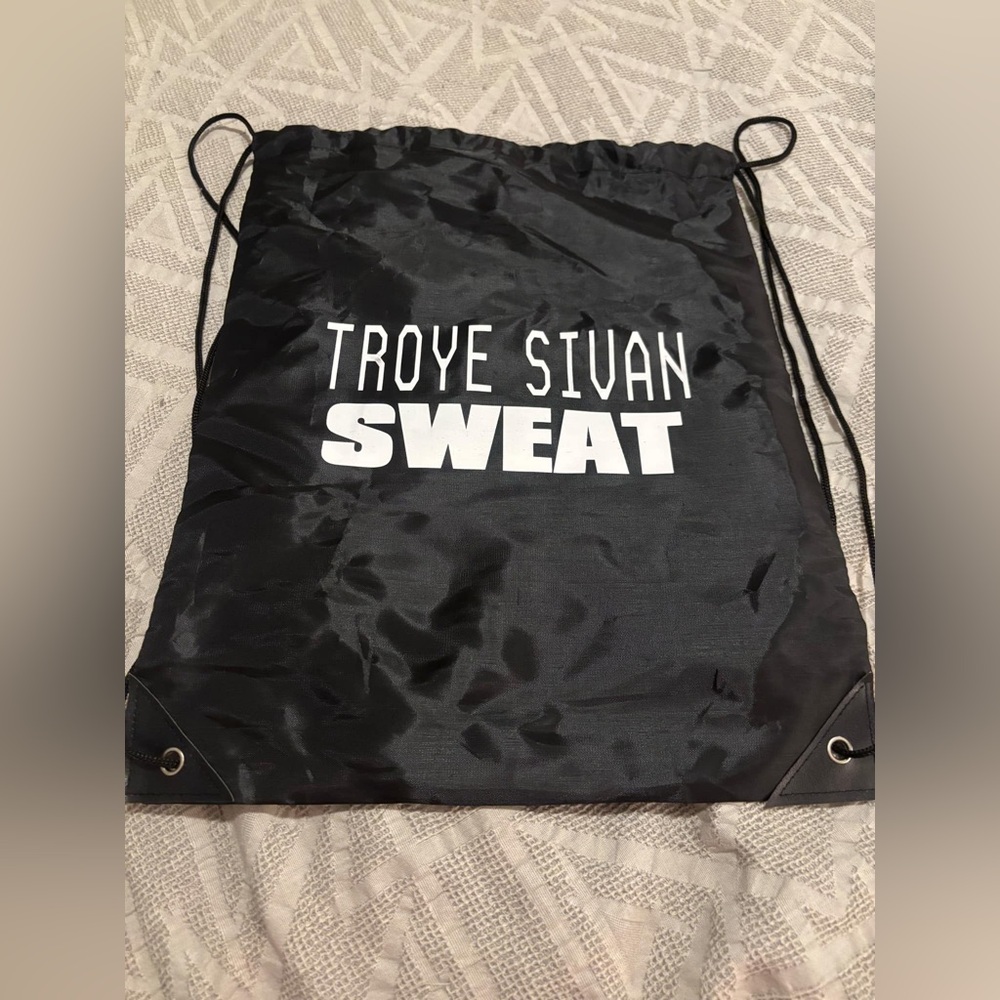 Charlie XCX Troye Sivan Sweat Tour VIP Official Drawstring Bag New